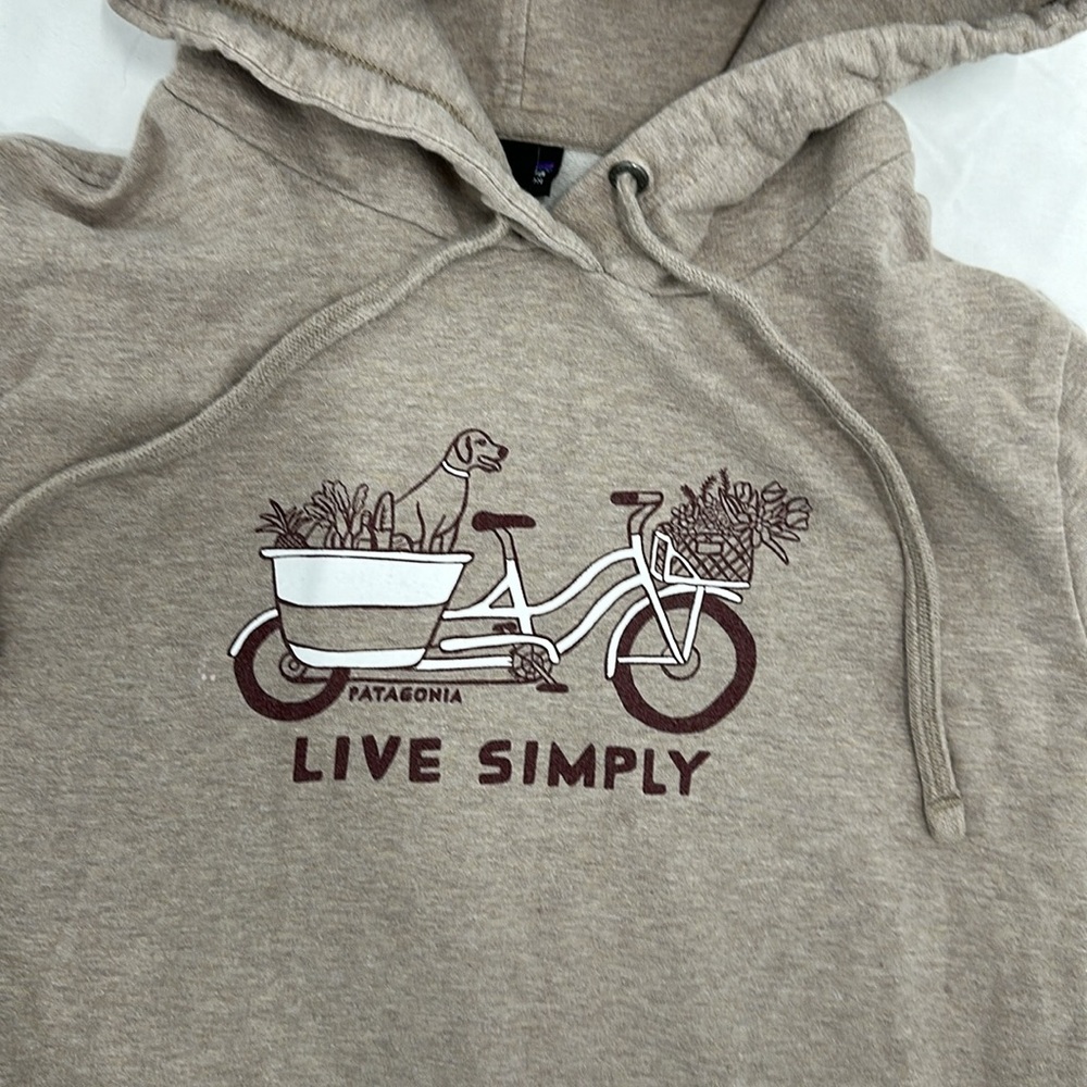 Patagonia W's Live Simply® Market Bike Midweight Hoody. Size Small - Picture 5 of 8